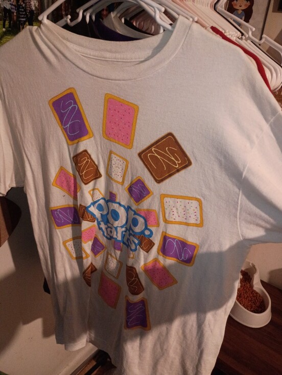 Kelloggs Tops - Pop-Tarts Graphic Short Sleeve Tee - White-b4